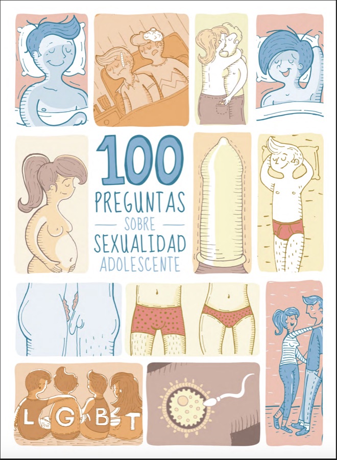 Portada de 100 Preguntas sobre Sexualidad Adolescente